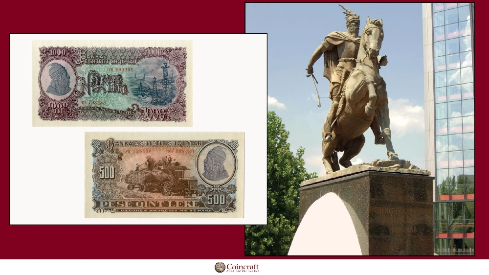Albanian Leke Honouring Skanderbeg (Gjergj Kastrioti) - Coincraft